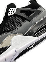 Чоловічі кросівки Nike Air Jordan 4 Retro Fear Pack Взуття Найк Джордан чорні шкіра текстиль демісезон В'єтнам, фото 4
