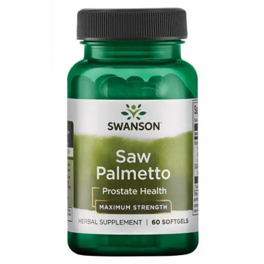 Saw Palmetto Maximum Strength 320mg - 60sgels