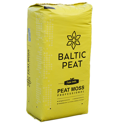 Верховий торф Baltic Peat 3.5-4.5 pH фр.10-40 мм 150 л, фото 1