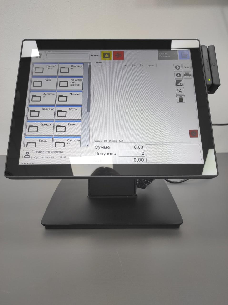 POS система для магазину Detaik DTK- POS1513-J6412