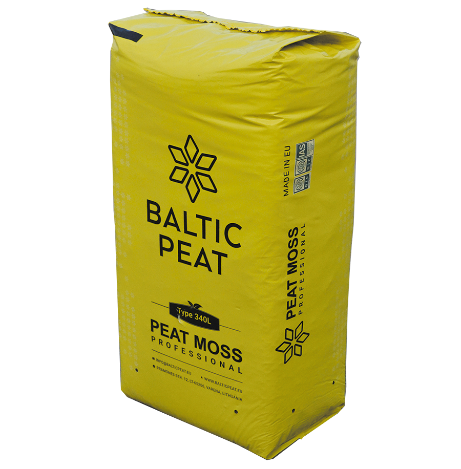 Верховий торф Baltic Peat 3.5-4.5 pH фр.10-15 мм 150 л