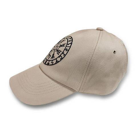 Бейсболка Vegvisir Futhark бежева, фото 3