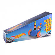 Самокат триколісний Hot Wheels із рюкзаком LS2118 Синій, фото 8