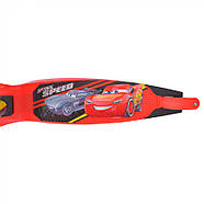 Самокат триколісний Тачки Cars із рюкзаком LS2114 Червоний, фото 4