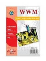 Фотопапір WWM 10x15 200/5
