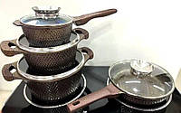 Наборы немецкой посуды для приготовления пищи набор кастрюль для индукционной плиты кастрюли для индукции