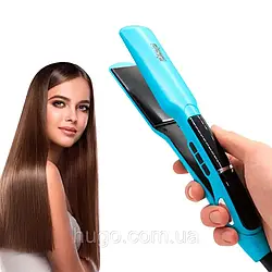 Професійна праска-випрямляч для волосся Hair straightener DSP G-100, Блакитний / Плойка для волосся