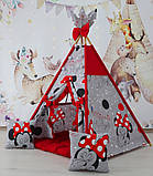 Намет дитячий Вігвам для дітей курінь для ігор для дівчинки Minnie style БОН БОН Повний комплект!, фото 2