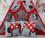 Намет дитячий Вігвам для дітей курінь для ігор для дівчинки Minnie style БОН БОН + кошик Повний комплект!, фото 6