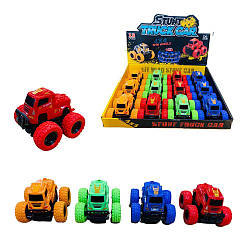 186-17 Машинка Монстр Трак, 4 кольори, інерція, 12 штук у коробці