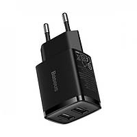 Мережевий зарядний пристрій Baseus Compact Charger 2U 10.5W EU Black (CCXJ010201)