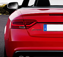 Емблема наклейка Allroad AUDI (Ауді) Чорна 16 x 3.8 см, фото 4