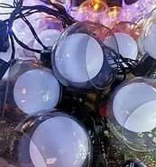 Новорічна гірлянда Куля колір ламп білий 3х2 м RD-249 200 LED, фото 5