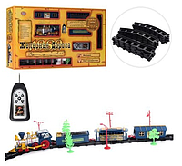 Дитяча залізниця на радіокеруванні з паром, 24 деталі зі звуковими та світловими ефектами. 0620/40351