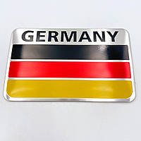 Металлический шильдик эмблема Germany (Германия) (50 x 80 мм)