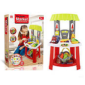 Магазин 1522 (16 шт.) прилавок, кошик, продукти, 23 предмети, у кор-ке, 38-52,5-9,5 см