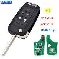 Ключ Chevrolet Volt GM OEM 11-15 Keyless выкидной, 315Mhz,