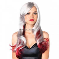 Перука Leg Avenue Allure Multi Color Wig, сірий із червоним