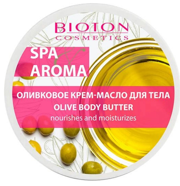 Крем-олія оливкова для тіла Bioton Cosmetics Spa Aroma 250 мл (4820026152554)