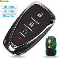 Ключ Chevrolet Cruze, Malibu, Volt Smart key 4 кнопки, id46(pcf7937), 433Mhz,