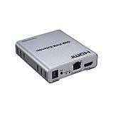 Перехідник аудіо-відео Lucom HDMI M/F (over RJ45) x1  60m 1080p +USB KVM extender сірий (62.09.8190), фото 3