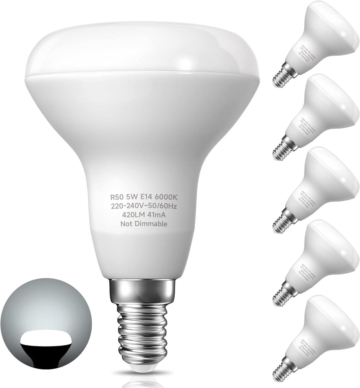 Світлодіодні лампи PURSNIC E14, світлодіодні лампи з рефлектором R50 5 Вт.