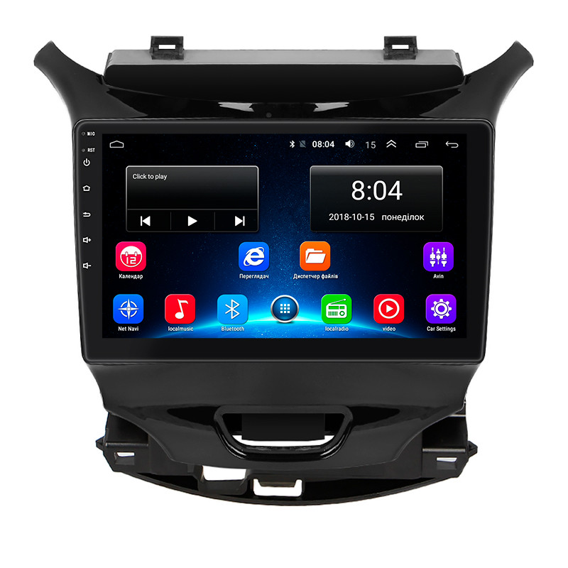 Штатна магнітола Lesko для Chevrolet Cruze II 2015-н.в. екран 9" 2/32Gb Wi-Fi GPS Base Шевроле круз