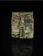 Підсумок (сухарка) утилітарний тактичний під БК MultiCam, сумка-сухарик для бк військова з відділенням під рацію