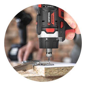 Аккумуляторная дрель-шуруповерт Аккумуляторная дрель-шуруповерт INTERTOOL WT-0317