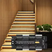 Контролер для підсвітки сходів 12-24в, 32 канали