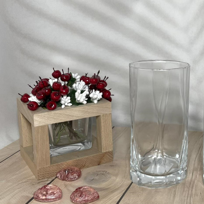 Набір високих склянок Helios Родос для коктейлів 425 мл 6шт (JS5181-3), фото 1