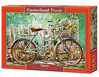 Пазлы " Велосипед " 500 элементов Castorland (арт B-52998 )