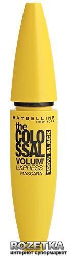 Туш для вій Maybelline New York для створення об'єму Volume Express Colossal 10.7 мл Ультрачорна