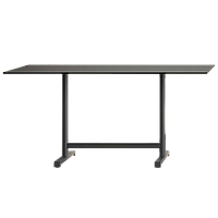 База стола Plus II 80x60x73 см черная Papatya