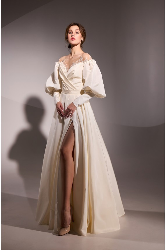 Свадебное платье Адель Белый 38-42 - фото 1 - id-p1980083964