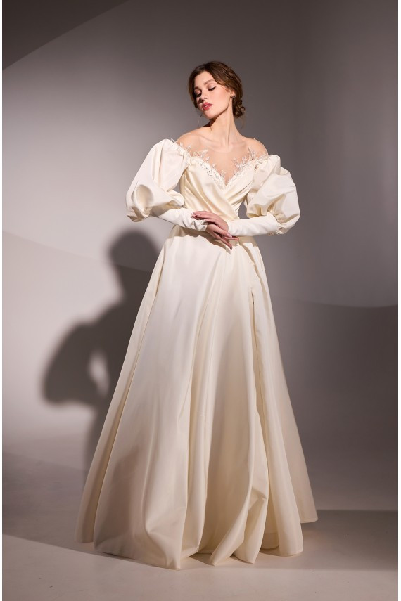 Свадебное платье Адель Белый 38-42 - фото 2 - id-p1980083964