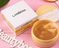 Гидрогелевые патчи для глаз Lanbena Retinol с ретинолом 60 штук/30пар