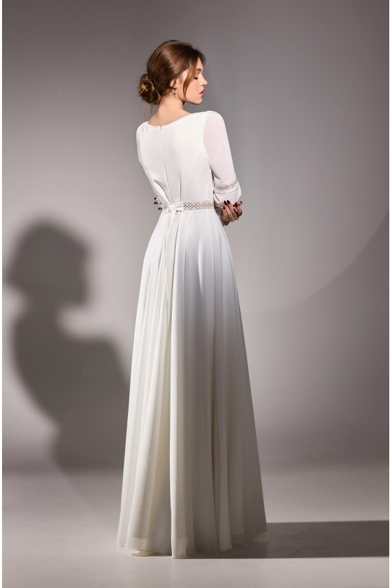 Свадебное платье Люси Белый 40-42 - фото 3 - id-p1980084458