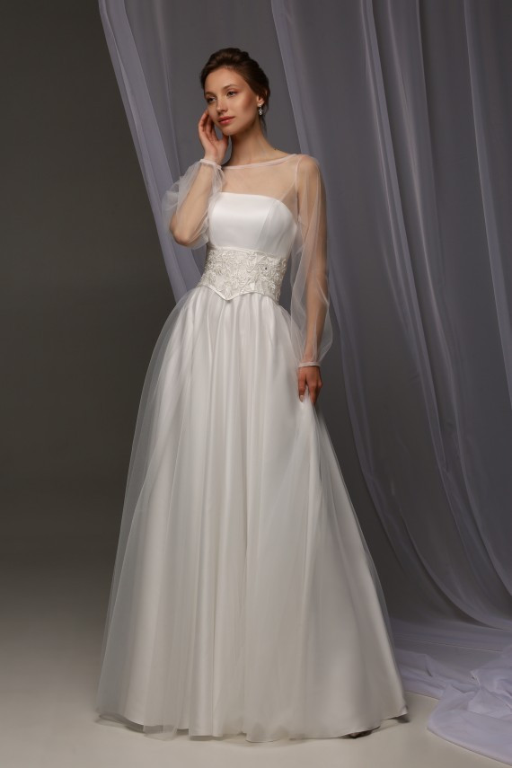 Свадебное платье Муза Белый 38-42 - фото 1 - id-p1980084491