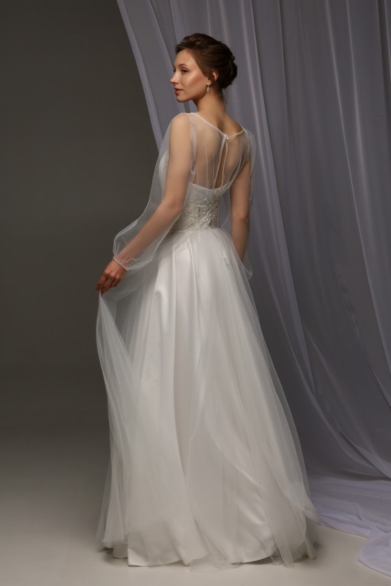 Свадебное платье Муза Белый 38-42 - фото 2 - id-p1980084491