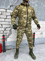 Осенний тактический костюм мультикам рип-стоп Военная демисезонная форма комплект куртка и штаны камуфляж