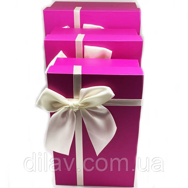 Коробка подарункова, паковання 3 штучки, фото 1