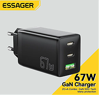 Зарядний пристрій Essager 67W GaN