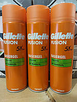 Мужской гель для бритья Gillette Fusion 5 увлажняющий, 200 мл