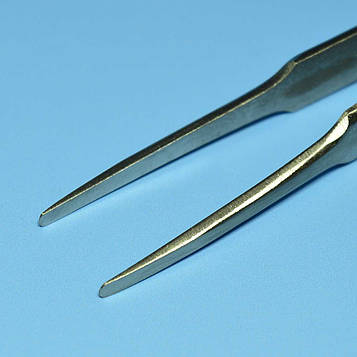 Пінцет радіотехнічний 125мм прямий широкий R'Deer RST-13 12-0553