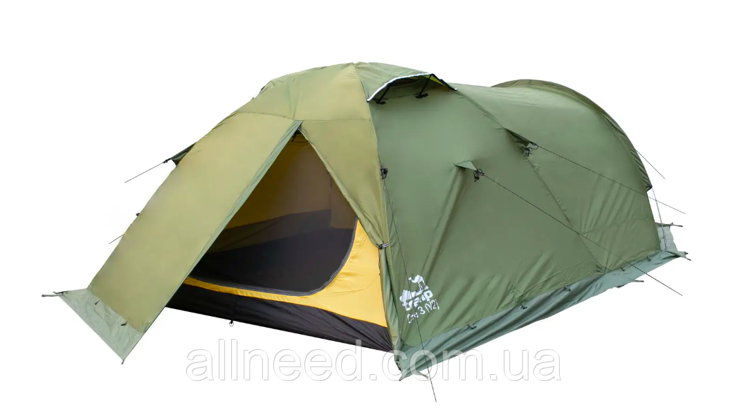 Зимовий намет тримісний зелений Tramp Cave 3 (v2) green UTRT-021 **