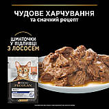 Вологий корм Purina Pro Plan Adult Indoor для котів, що живуть у приміщенні, з лососем 30*85г, фото 9