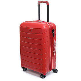 Пластикова валіза середня 70 л Snowball Robust червона