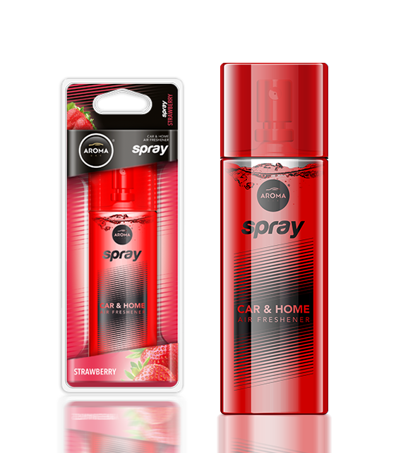 Автомобільний ароматизатор Aroma Car Pump Spray — Strawberry 50 мл (927962)