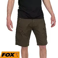 Шорти Fox Collection Lightweight Cargo shorts Green Marl Black Logo